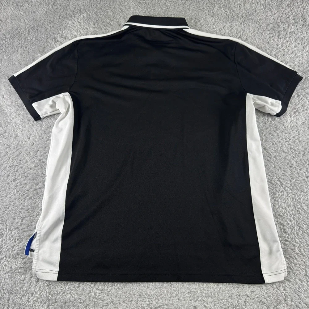Polo Ralph Lauren Performance Mens XL Black White Colorblock Golf Polo Shirt